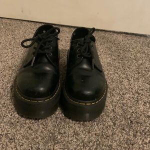 Dr. martens platform shoe